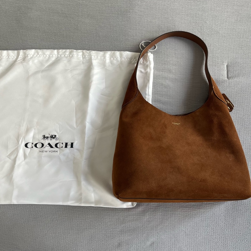 Coach Brooklyn 34 Shoulder Bag in Warm Brown - Picture 4 of 7